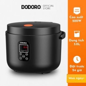 Nồi cơm điện thông minh DODORO GR-S30A dung tích lớn 3L (lòng nồi 1.2L) - 500W - Hàng chính hãng